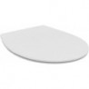 Abattant WC REVO avec couvercle, charnières inox blanc IDEAL STANDARD