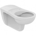 WC suspendu à fond creux CONTOUR 21 355x700x380mm blanc sans rebord de chasse, sans obstacle IDEAL STANDARD