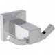 Crochet porte-serviettes IOM SQUARE double chrome IDEAL STANDARD