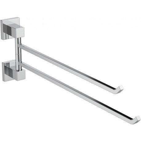 Porte-serviettes IOM SQUARE double chrome IDEAL STANDARD