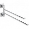 Porte-serviettes IOM SQUARE double chrome IDEAL STANDARD