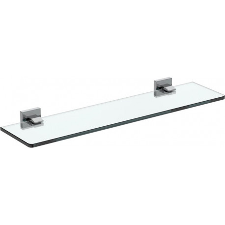 Etagère en verre IOM SQUARE 500x135x45mm chromé IDEAL STANDARD