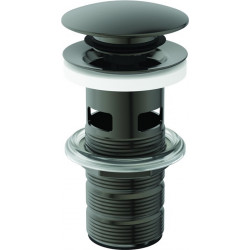 Vanne push-open avec arbre fendu gris magnétique IDEAL STANDARD