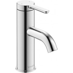 mitigeur de lavabo Duravit C.1 S sans garniture de vidage chroméé