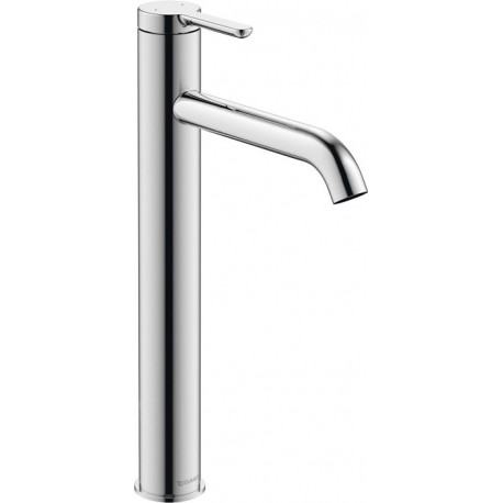 mitigeur monocommande de lavabo Duravit C.1XL sans garniture de vidage chroméé