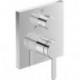 mitigeur bain-douche Duravit C.1 UPavec inverseur angulaire chroméé