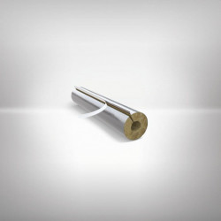 Gaine isolante en laine de roche , laminé en aluminium DSD 33mm 35/33.7mm (Par 16)