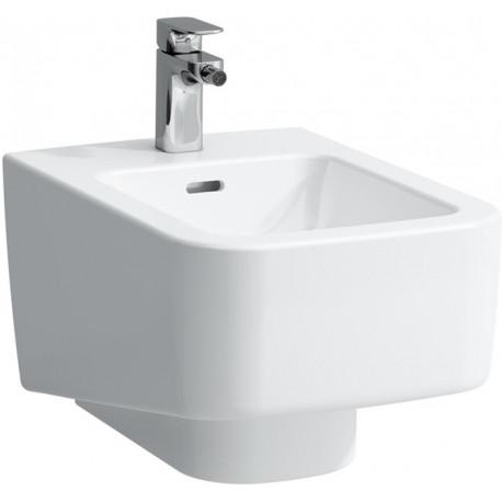 LAUFEN PRO S bidet mural sans trou sur le côté pour le raccordement à l'eau, LAUFEN blanc