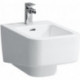 Bidet mural LAUFEN PRO S sans trou sur le côté pour le raccordement à l'eau LCC LAUFEN