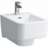 Bidet mural LAUFEN PRO S sans trou sur le côté pour le raccordement à l'eau LCC LAUFEN
