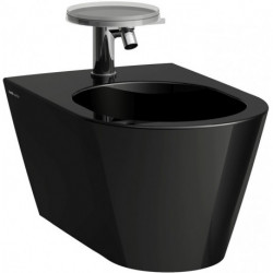 Bidet mural KARTELL 1 robinet version noir LAUFEN