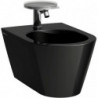 Bidet mural KARTELL 1 robinet version noir LAUFEN