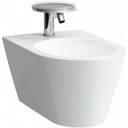 Bidet mural KARTELL 1 robinet version blanc LCC LAUFEN