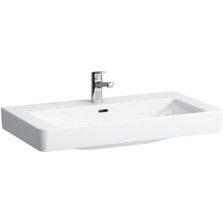 Lavabo LAUFEN PRO S 850 x 460 mm avec trop-plein, version 3 trous robinet blanc LCC LAUFEN
