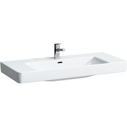 Vasque à poser LAUFEN PRO S 1050 x 460 mm avec trop-plein, 3 trous de robinetterie design blanc LCC LAUFEN