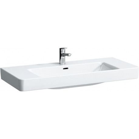 Vasque à poser LAUFEN PRO S 1050 x 460 mm avec trop-plein, sans trou pour robinet blanc LAUFEN