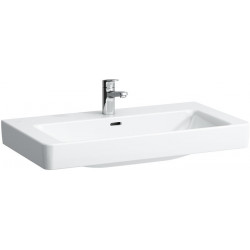 Vasque à poser LAUFEN PRO S 850 x 460 mm avec trop-plein, sans trou pour robinet blanc LCC LAUFEN