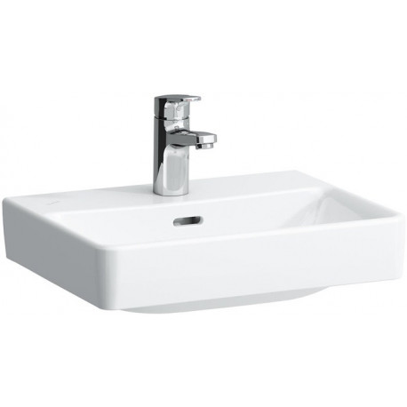 Lave-mains LAUFEN PRO S 450 x 340 mm avec trop-plein, sans trou pour robinet blanc LCC LAUFEN