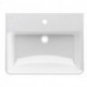 Lavabo LAUFEN PRO S 600 x 465 mm avec trop-plein, version 3 trous robinet blanc LCC LAUFEN