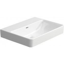 Lavabo LAUFEN PRO S 600 x 465 mm avec trop-plein, sans trou pour robinetterie blanc LCC LAUFEN