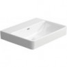 Lavabo LAUFEN PRO S 600 x 465 mm avec trop-plein, sans trou pour robinetterie blanc LCC LAUFEN