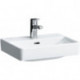 Lave-mains à poser LAUFEN PRO S 450 x 340 mm avec trop-plein, 1 trou de robinetterie design blanc LCC LAUFEN