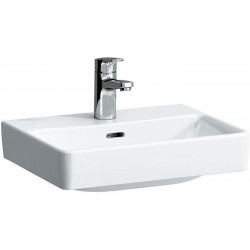 Lave-mains à poser LAUFEN PRO S 450 x 340 mm avec trop-plein, sans trou pour robinet blanc LAUFEN