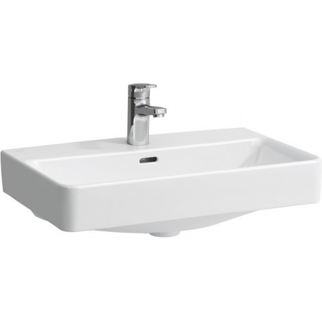 Vasque LAUFEN PRO S 550 x 465 mm avec trop-plein version 1 trou robinet blanc LCC LAUFEN