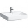 Vasque à poser LAUFEN PRO S 550 x 465 mm avec trop-plein, version LAUFEN blanc avec 3 trous pour robinetterie