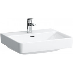Vasque à poser LAUFEN PRO S design spécial, sans trop-plein, 1 robinet 550 x 465 mm blanc LCC LAUFEN