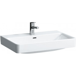Vasque à poser LAUFEN PRO S design spécial, sans trop-plein, 1 robinet 700 x 465 mm blanc LAUFEN
