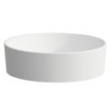 Vasque pour lavabo KARTELL 420 x 420 x 135 mm, sans trop-plein, sans blanc mat LAUFEN