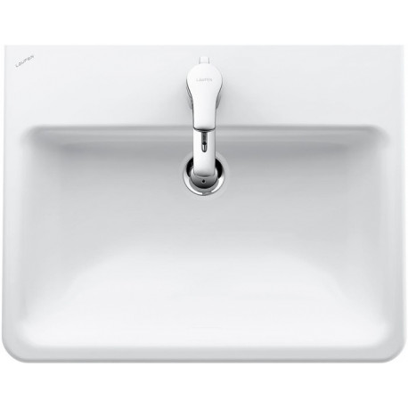 Lavabo à encastrer LAUFEN PRO S 560 x 440 mm avec trop-plein, sans trou de robinetterie blanc LCC LAUFEN