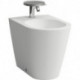 Bidet sur pied KARTELL 1 version trou robinet, blanc mat LAUFEN