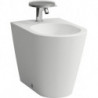 Bidet sur pied KARTELL 1 version trou robinet, blanc mat LAUFEN