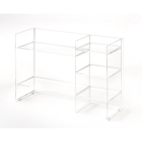 Etagère KARTELL 750 x 265 x 530 mm cristal clair LAUFEN