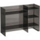 Etagère KARTELL 750 x 265 x 530 mm gris fumé LAUFEN
