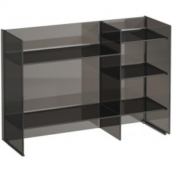 Etagère KARTELL 750 x 265 x 530 mm gris fumé LAUFEN
