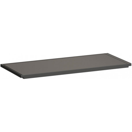 KARTELL étagère pour lavabo, 460 x 200 x 15 mm, gris fumé LAUFEN