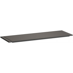 KARTELL étagère pour baignoire, 750 x 250 x 15 mm, gris fumée LAUFEN