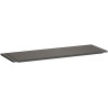 KARTELL étagère pour baignoire, 750 x 250 x 15 mm, gris fumée LAUFEN