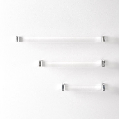 Porte-serviettes KARTELL 450 x 75 x 40 mm cristal clair LAUFEN
