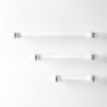 Porte-serviettes KARTELL 450 x 75 x 40 mm cristal clair LAUFEN