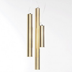 Lampe à suspension KARTELL 80 x 900 mm or LAUFEN