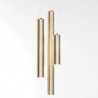 Lampe à suspension KARTELL 80 x 900 mm or LAUFEN