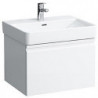 Meuble sous-vasque LAUFEN PRO S 570 x 390 x 450 mm 1 tiroir et tiroir intérieur blanc mat LAUFEN