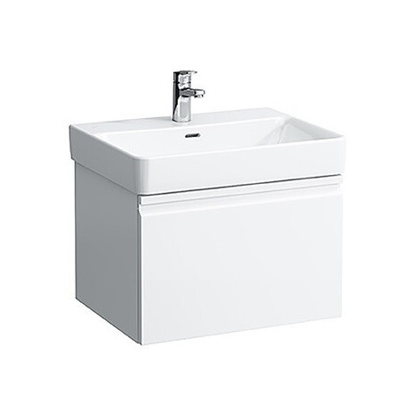 Meuble sous-vasque LAUFEN PRO S 570 x 390 x 450 mm 1 tiroir et tiroir intérieur multicolore LAUFEN