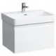 Meuble sous-vasque LAUFEN PRO S 615 x 390 x 450 mm 1 tiroir et tiroir intérieur multicolore LAUFEN