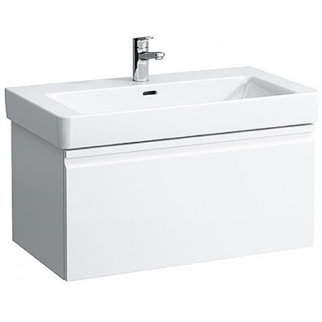 Meuble sous-vasque LAUFEN PRO S 810 x 390 x 450 mm 1 tiroir blanc mat LAUFEN