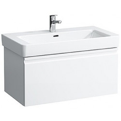 Meuble sous-vasque LAUFEN PRO S 810 x 390 x 450 mm 1 tiroir et tiroir intérieur multicolore LAUFEN